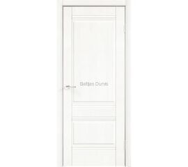 Iekšdurvis ALTO Balts matēts ar pildiņu elementiem un baltu matētu apdari, kas piemērota modernam interjeram.