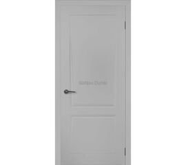 Iekšdurvis LIANA 2 RAL 7047 pelēkā krāsā – vienkāršs un izsmalcināts dizains.