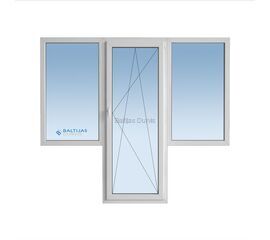 Logi Hruščova tipa māja (paneļu) 2 logi 2050*2050 mm