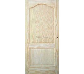 Priedes masīvkoka iekšdurvis NEVADA (PRO) ar dabīga koka apdari un klasiski vienkāršu dizainu mājīgām telpām.