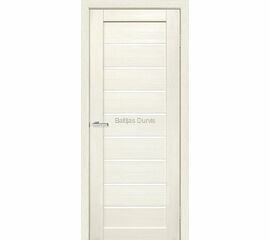 Iekšdurvis LELIA Bianco ar gaišu un elegantu apdari un horizontāliem stiklojuma akcentiem. Durvis piemērotas moderniem interjeriem.