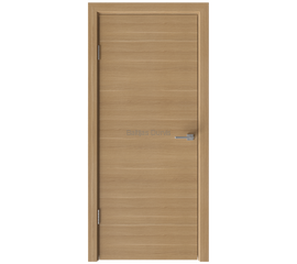 Gludas lakotas ozolkoka finierējuma iekšdurvis ar vienkāršu dizainu, kas labi sader ar dažādiem interjera stiliem.