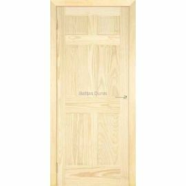 Priedes masīvkoka iekšdurvis COLONIALA ar gaiša koka apdari un tradicionālu dizainu, kas piemērots klasiskām mājām.