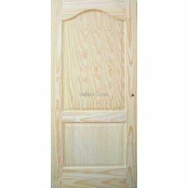 Priedes masīvkoka iekšdurvis NEVADA ar dabīga koka apdari un klasiski vienkāršu dizainu mājīgām telpām.