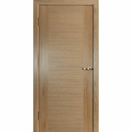 Klasiskas iekšdurvis ar gludu dabīga ozolkoka finierējumu.
