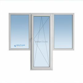 Logi Hruščova tipa māja (paneļu) 2 logi 2050*2050 mm