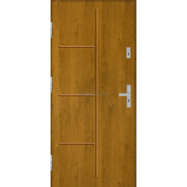 Vinčestera tonī - siltas ārdurvis mājai.