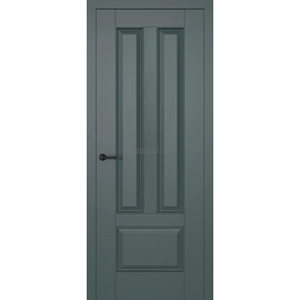 HAMPTON 4 SUPREME – pelēkas durvis ar gludu virsmu un klasisku stilu.