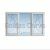 Plastikāta logi ar divām vērtnēm Hruščova tipa mājai