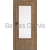 Iekšdurvis STANDARD DRE ar dekoratīvu stiklu.