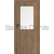 Iekšdurvis STANDARD DRE ar plašu dekoratīvu stikla pildiņu.