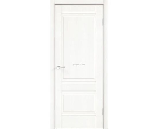 Iekšdurvis ALTO Balts matēts ar pildiņu elementiem un baltu matētu apdari, kas piemērota modernam interjeram.