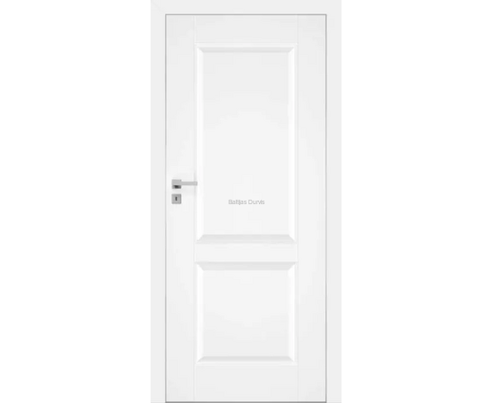 NESTOR DRE iekšdurvis baltā matētā apdarē ar minimālistisku un tīru stilu.