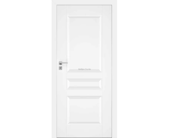 NESTOR DRE iekšdurvis baltā matētā apdarē ar minimālistisku un tīru stilu.