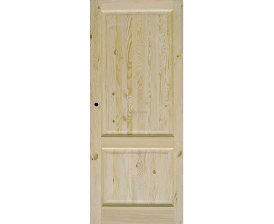 Фрезерованая деревянная дверь из массива сосны