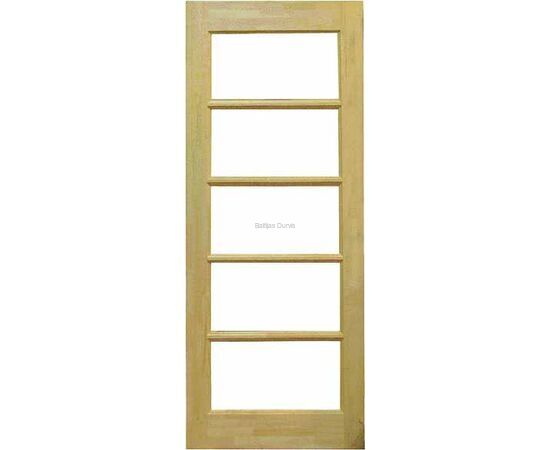 Остеклённая деревянная дверь из массива сосны