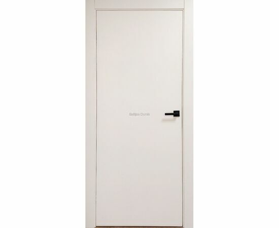 Baltas matētas iekšdurvis ERIS ar vienkāršu un gludu dizainu, kas labi sader ar dažādiem interjera stiliem.