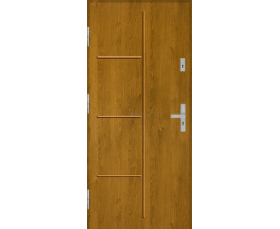 Vinčestera tonī - siltas ārdurvis mājai.