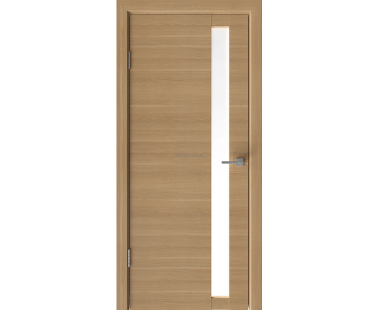 Durvis LIDO Ozols – gaiša ozolkoka finierējuma iekšdurvis ar garenu stikla ielaidumu, kas piešķir eleganci un gaismas caurlaidību.