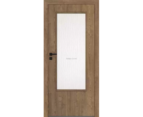 Iekšdurvis STANDARD DRE ar dekoratīvu stiklu.