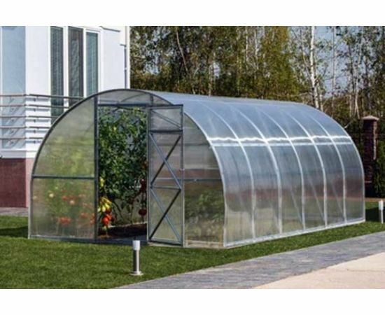 Дачная-Трёшка теплица из сотового поликарбоната