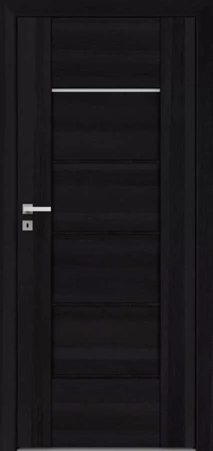 AURI 6 1 glass pane, 4 inserts in the color of the door leaf