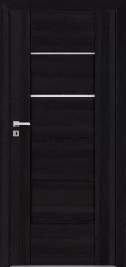 AURI 8 2 glass panes, 3 inserts in the color of the door leaf