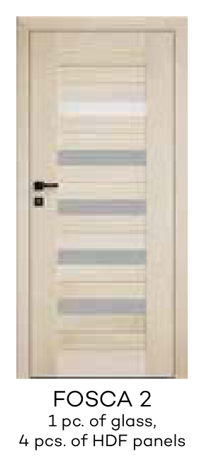 FOSCA 2 1 pc. of glass, 4 pcs. of HDF panels