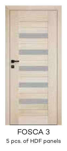 FOSCA 3 5 pcs. of HDF panels