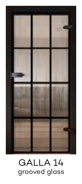 GALLA 14 grooved glass