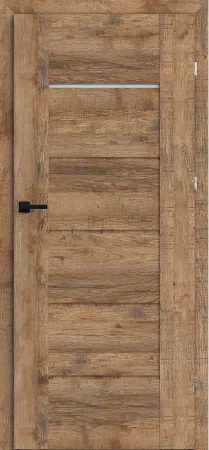 LUMIO 7 1 glass pane, 4 inserts in the color of the door leaf