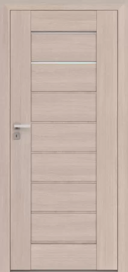 PREMIUM 12 2 glass panes, 6 inserts in the colour of the door leaf