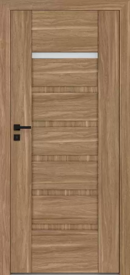 REVA 5 1 glass pane, 5 inserts in the colour of the door leaf