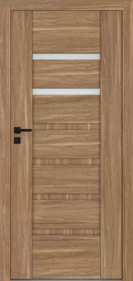 REVA 7 2 glass panes, 4 inserts in the color of the door leaf