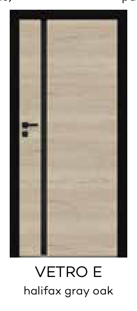 VETRO E halifax gray oak