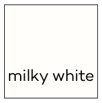 Milky white