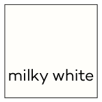 Milky white