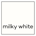 Milky white