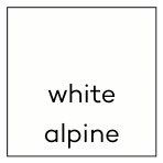 White alpine